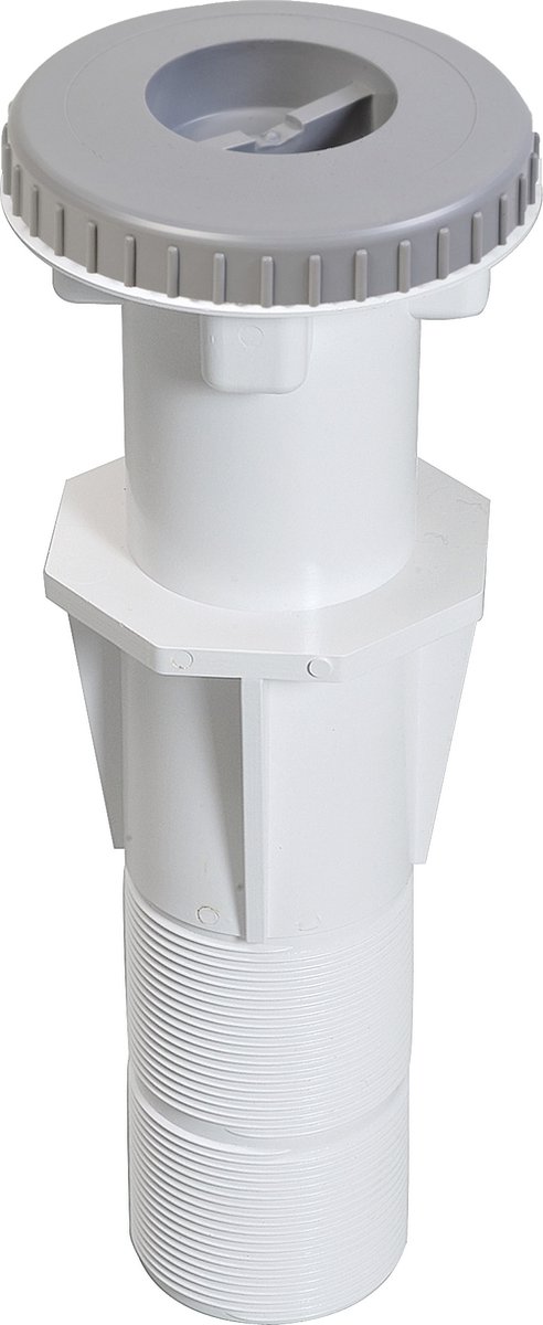 BWT muurdoorvoer met stofzuigeraansluiting | grijs